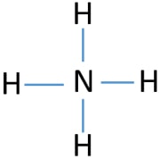 skech of NH4+ lewis structure drawing